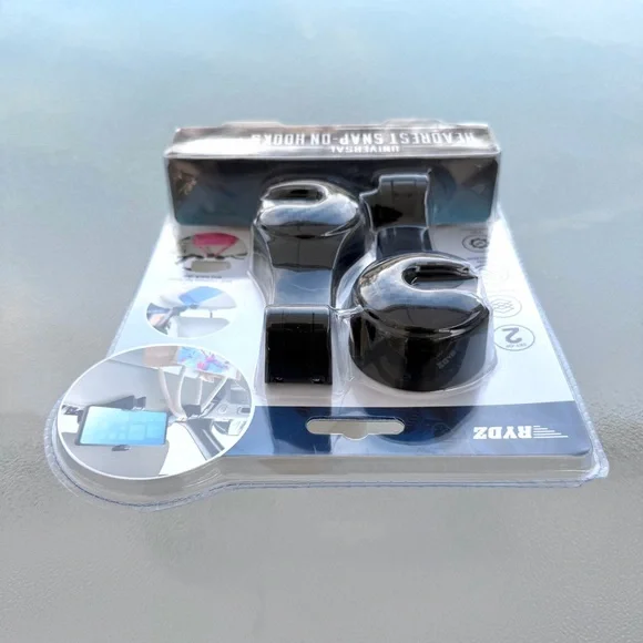 RYDZ Universal Headrest Snap-On Hooks Car Organization - Picture 3 of 5